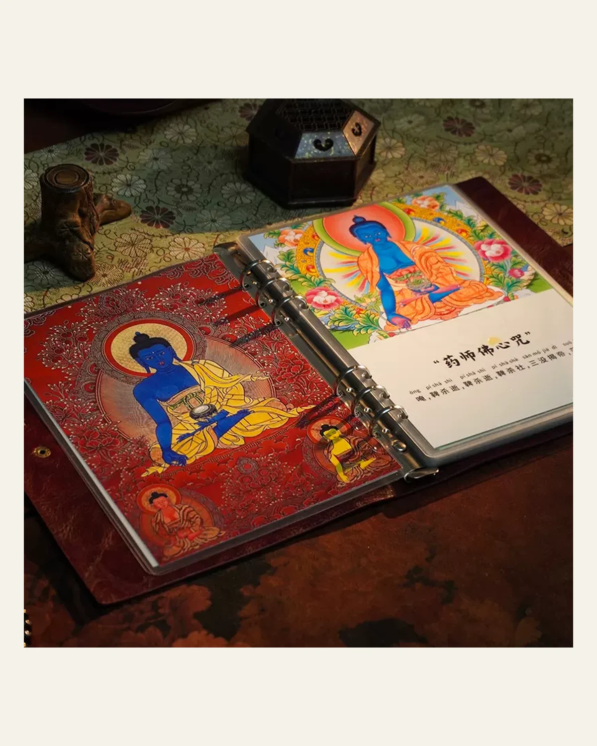 Journal des devoirs du Bouddha de la Médecine A5Image des détails du produit1